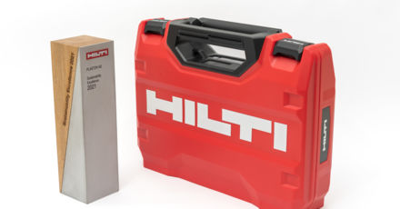 Kunststoffkoffer von PLASTON für Hilti Nachhaltigkeit inbegriffen